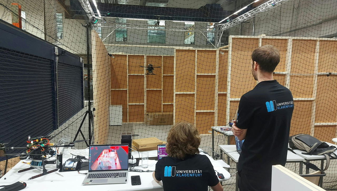 SAPIENCE Competition 1 indoor precision drone navigation in GPS denied environment in London UK