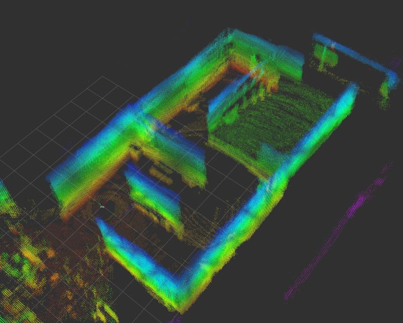 SAPIENCE point cloud processing for GNSS denied navigation and obstacle avoidance