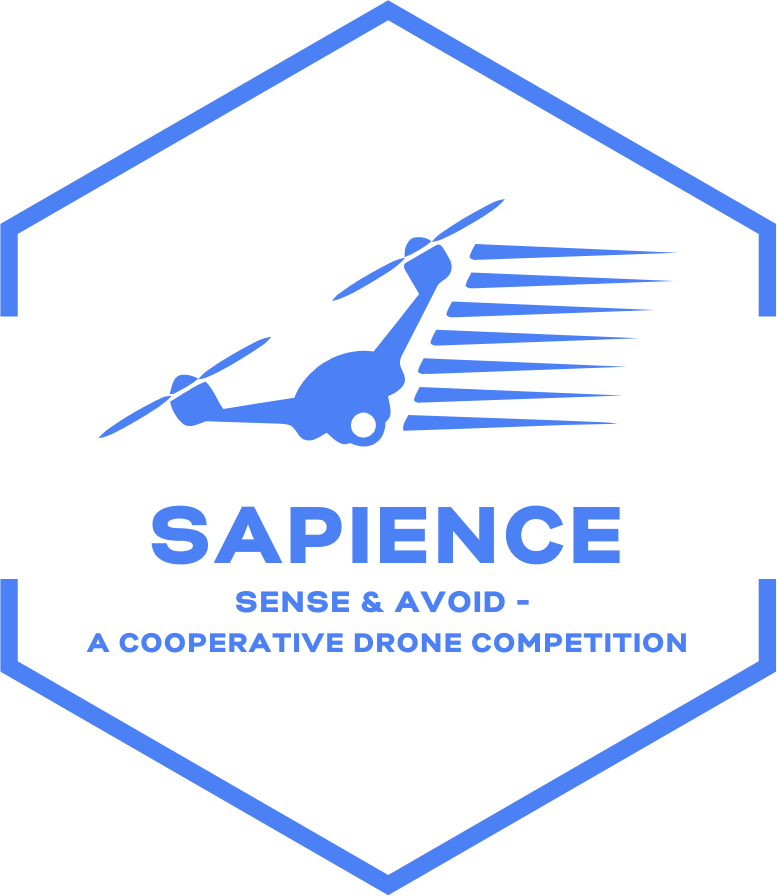 SAPIENCE logo for autonomous drone swarm emergency response